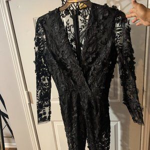 Chantal Long Sleeve Lace Jumpsuit